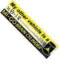 My other vehicle is a Migo Brain Cylinder bumper sticker