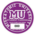 Miskatonic U. Parking Permit (STICKER)
