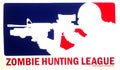 Zombie Hunting League (sticker)