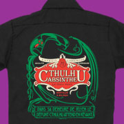 Cthulhu Absinthe workshirt