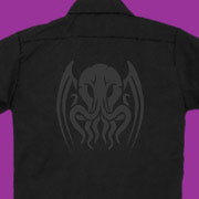 Tribal Cthulhu workshirt